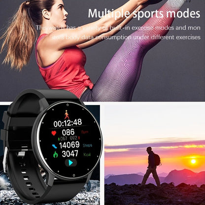 Fitness Tracker Smartwatch for Men & Women – 1.28" Display, Sleep Monitor, Step Counter, Distance Tracker, Running & Gym