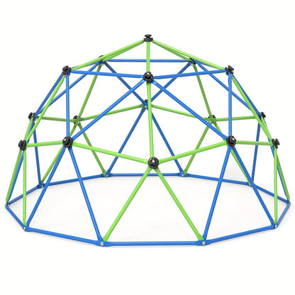 10FT Kids Climbing Dome with Hammock Swing Disc Swing Backyard Jungle Gym Steel Frame Outdoor Play Equipment 1000 LBS Capacity Gift for Boys Girls Ages 3-10
