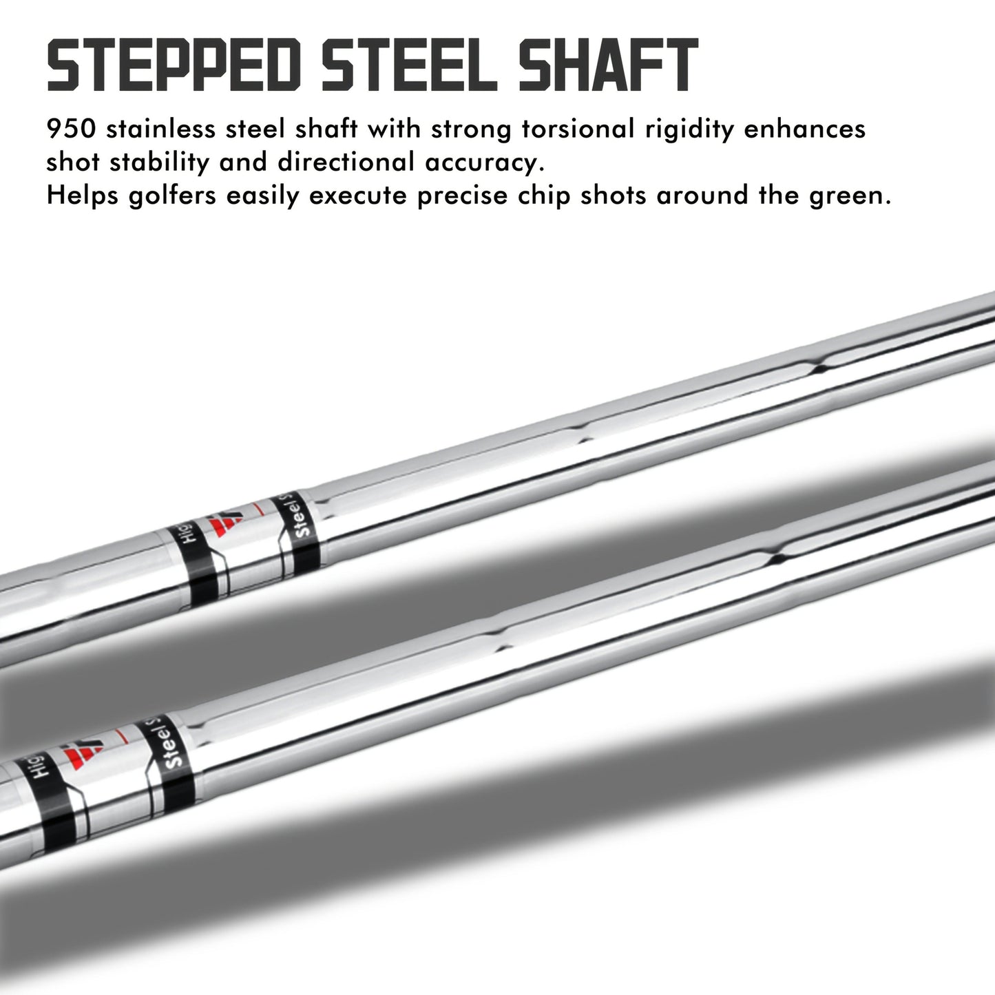 Golf Chipper Club Stainless Steel Head Regular Flex Steel Shaft 35 or 43 Degree Loft Blade Putter for Men Women Short Game Chipping Putting Wedge Championship Legal