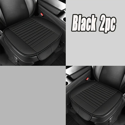 2pcs Front Seat Pads with Non-Slip Rubber Base, Breathable No-Back Design for Long-Lasting Comfort, Universal Fit for All Seasons