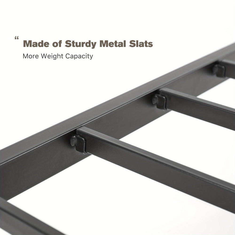 18-Inch Metal Bed Frame with No Box Spring Needed for Bedroom Comfort and Support detail image - detail view 10