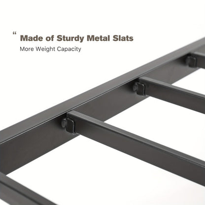 18-Inch Metal Bed Frame with No Box Spring Needed for Bedroom Comfort and Support detail image - detail view 10