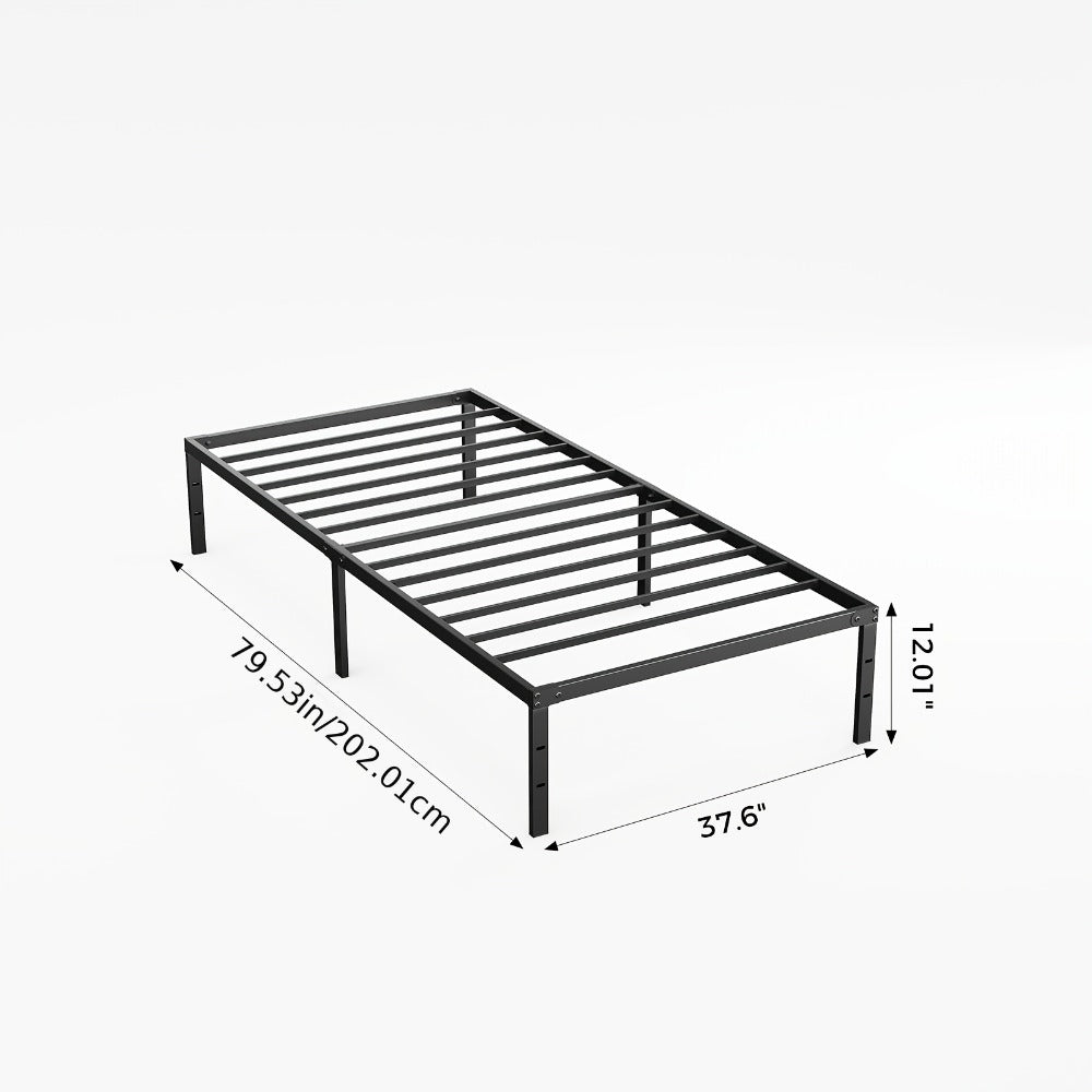 18-Inch Metal Bed Frame with No Box Spring Needed for Bedroom Comfort and Support detail image - detail view 15