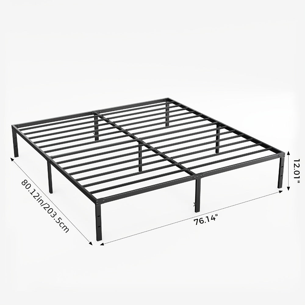 18-Inch Metal Bed Frame with No Box Spring Needed for Bedroom Comfort and Support detail image - detail view 5