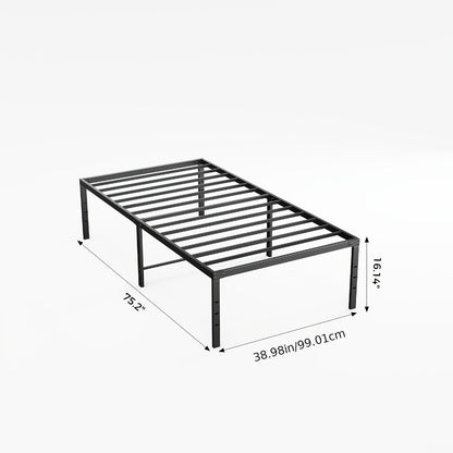 18-Inch Metal Bed Frame with No Box Spring Needed for Bedroom Comfort and Support detail image - detail view 7