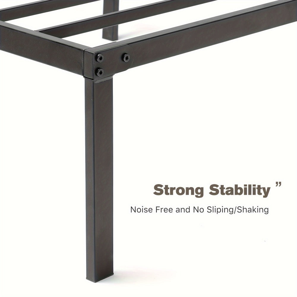 18-Inch Metal Bed Frame with No Box Spring Needed for Bedroom Comfort and Support detail image - detail view 8