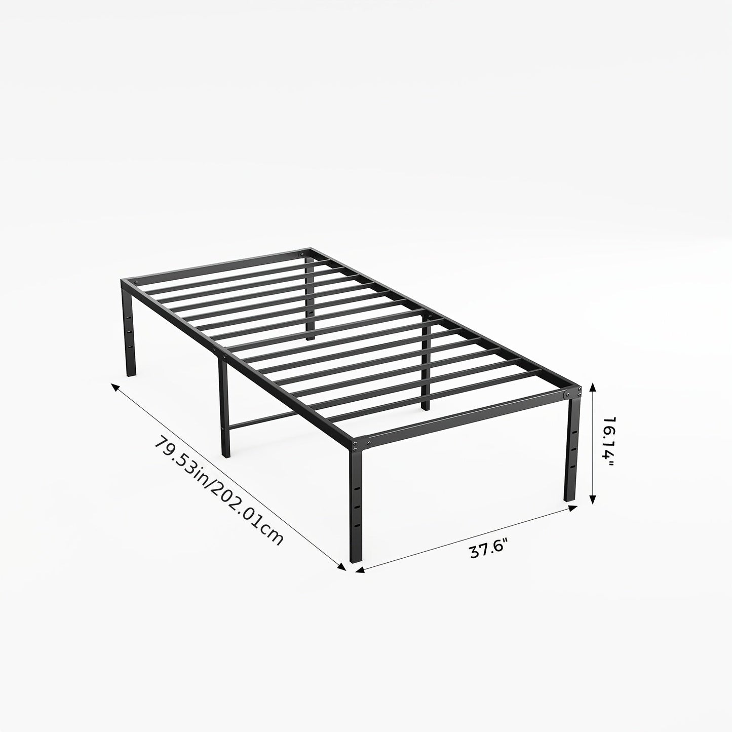 Bed Frame shown in the Twin XL option