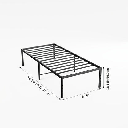 Bed Frame shown in the TwinXL (18IN) option