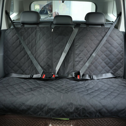 Bench Seat Covers Suitable for Cars, Trucks, And Suvs - Waterproof And Easy to Clean Car Seat Protectors, Perfect for Messy Kids And Drooling Pets (Black)