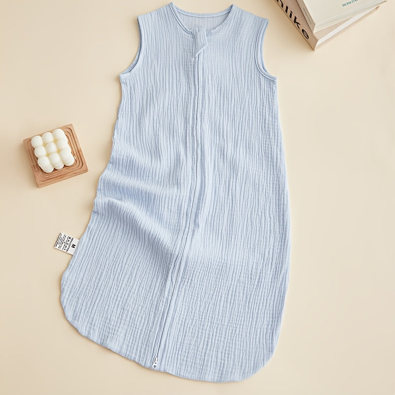Baby Sleep Sack - Muslin 2-Way Zip Wearable Blanket