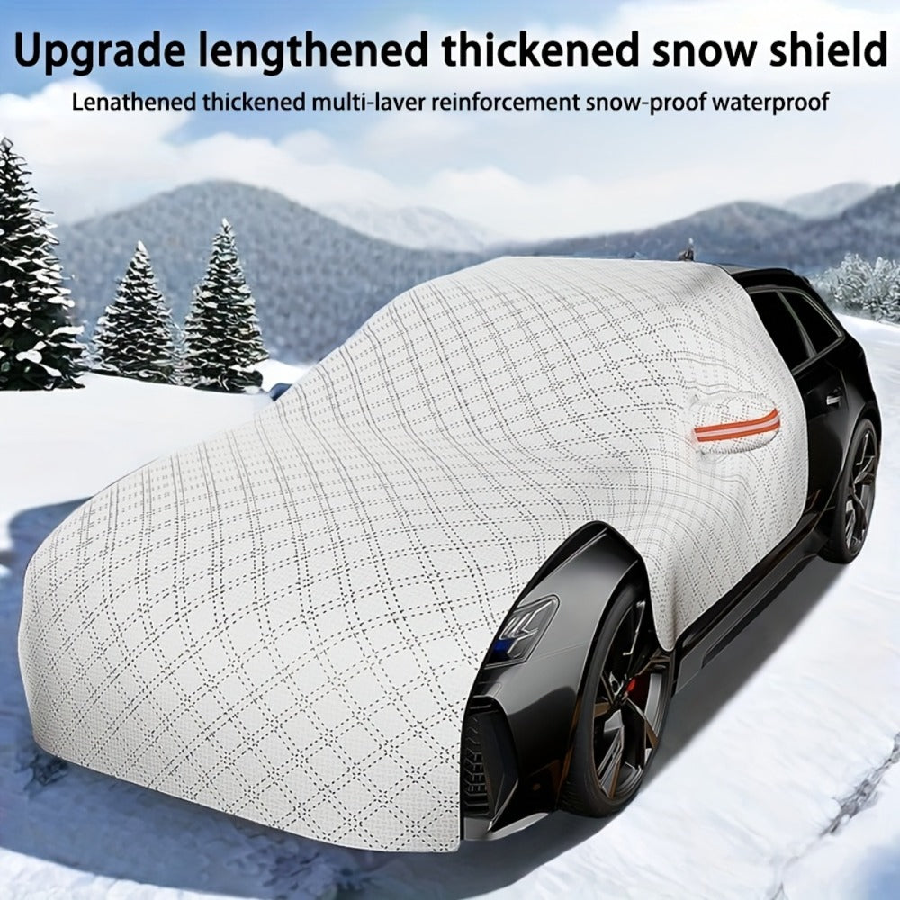 Windshield Snow Cover Frost Guard - Thickened Universal Car Front Window Snow Shield, All-Season Sun Shade Ice Frost Protection Cover for Cars Trucks SUV