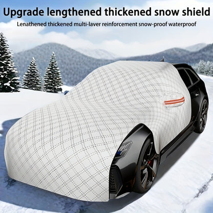 Windshield Snow Cover Frost Guard - Thickened Universal Car Front Window Snow Shield, All-Season Sun Shade Ice Frost Protection Cover for Cars Trucks SUV