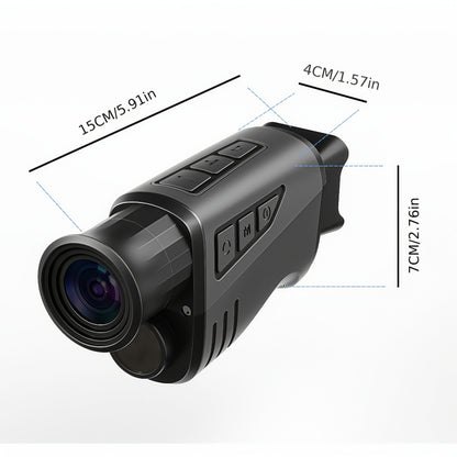 Night Vision Monocular 10x40 IR – 16x Digital Zoom, 32GB Card