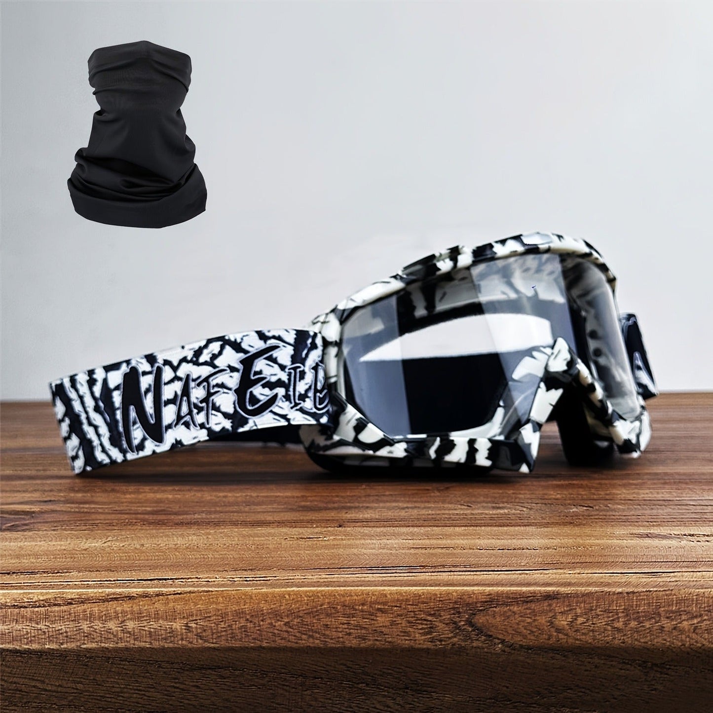 Ski Goggles Set with Black Headband – TPU Frame PC Lens Mirror Coating, Thick Foam Pad, Adjustable Strap, 28+ Color Styles, Adult Snow Goggles for Skiing & Snowboarding, Great Gift