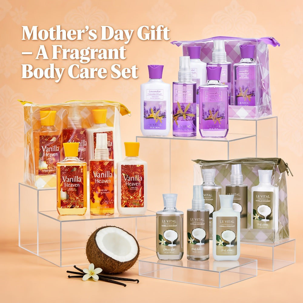 Bath and Body Gift Set for Women 3-Piece Peppermint Eucalyptus Glycerin Body Lotion Shower Gel Fragrance Mist – Moisturizing Nourishing Spa Set Holiday Birthday Gift for Wife Girlfriend