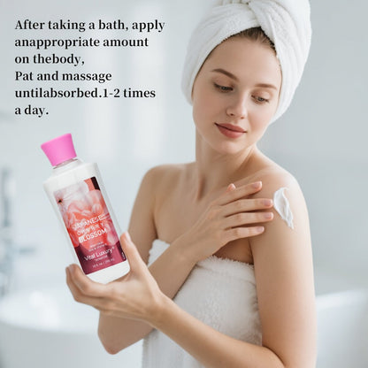 Scented Body Lotion & Hand Cream Vitamin C Glycerin Deep Moisturizing - Japanese Cherry Blossom Vanilla Cotton Candy Dry Skin Hydrating Lotion Women Men All Skin Types Gift