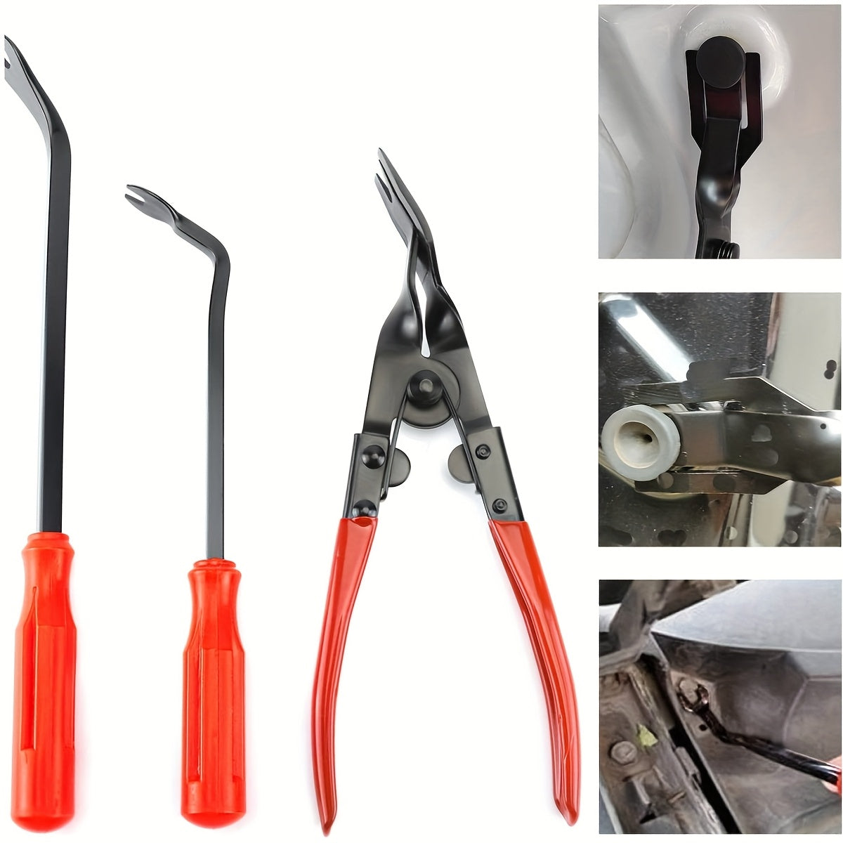 43pcs Set Of Interior Removal Tools, Car Terminal Removal Key Tools, Car Pliers, Audio Removal Tools, Car Interior Repair And Removal Kits, Precision Hook And Pick Sets, Car Film Scrapers, A Good Choice for Daily Use, Birthday Holiday Party Gifts.