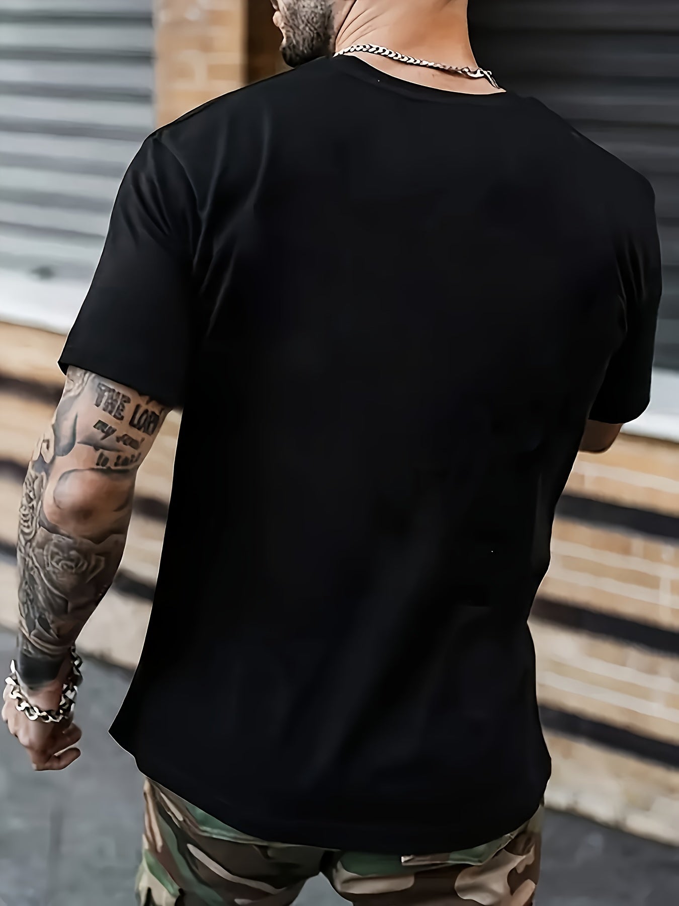 Men's Graphic T-Shirt - Crew Neck Short Sleeve Modern Style