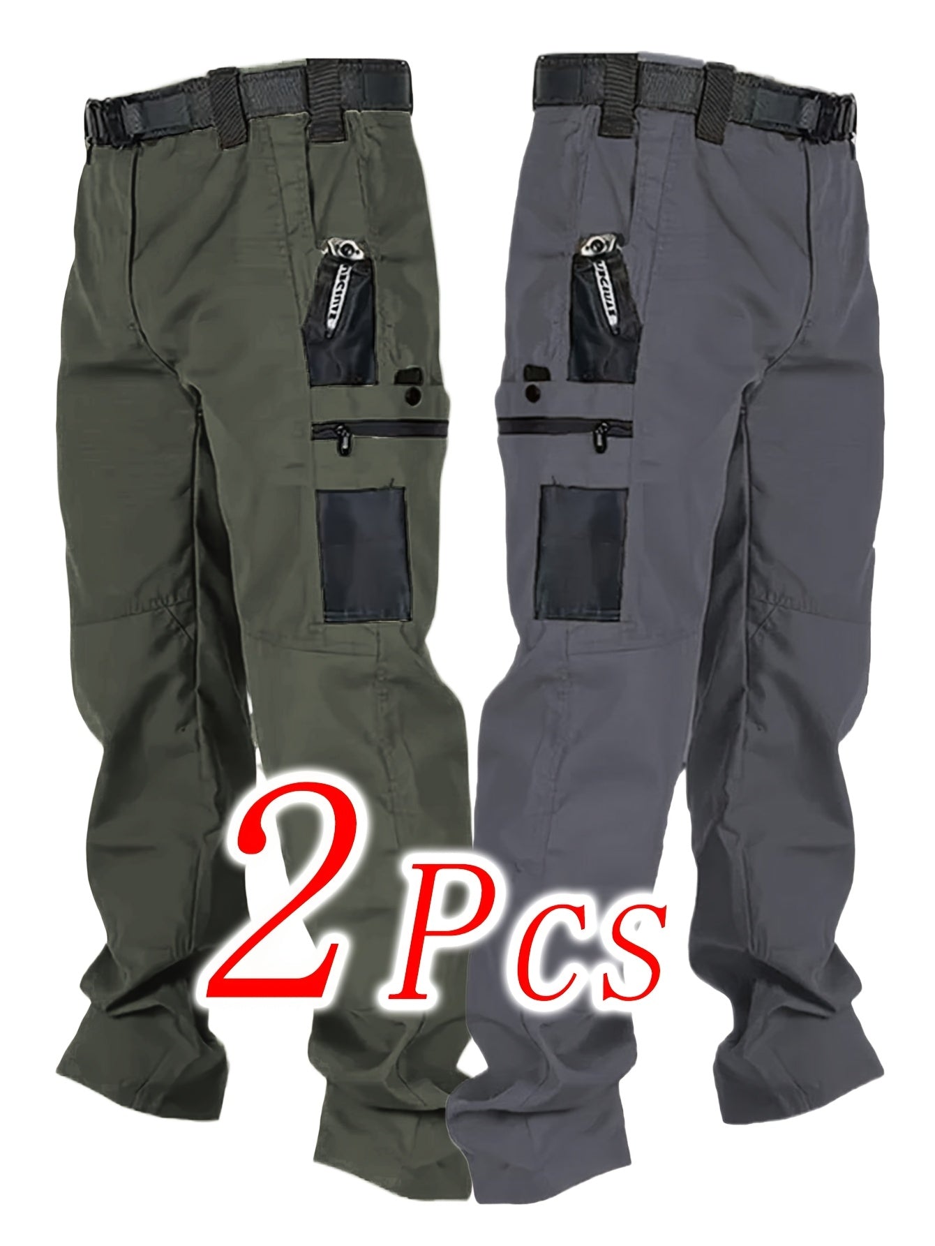 Men's Cargo Pants - Stretch With Pockets Modern Style 029733
