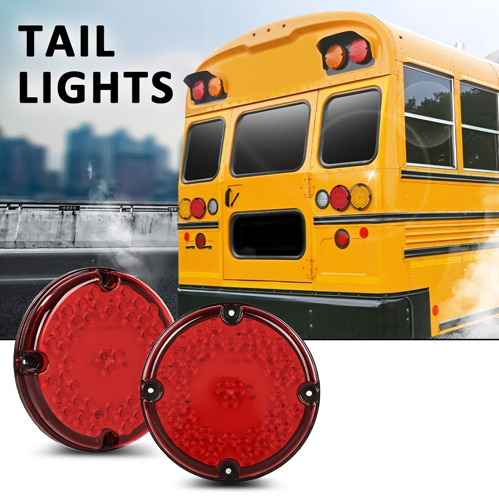2/ 5 LED Magnetic Trailer Towing Lights Wire Trailer Lights Kit