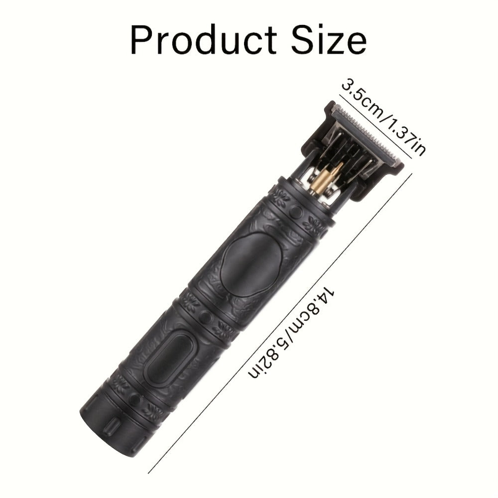 Cordless Hair Clipper for Men - USB Rechargeable Electric Trimmer with Guide Comb, Self Haircut Kit for Home Barbershop Fade, Beard & Neckline Shaping, Great Gift for Dad
