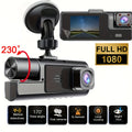 Two/Triple Camera Dash Cam - Infrared Night Vision, 1080P Front And 720P Rear,170° Wide Angle & Built-In Audio - Optional 32GB Card, Loop Recording, G-Sensor - Perfect Vehicle Safety Camera 24 Hours Parking Mode for New Cars Or Holiday Gifts