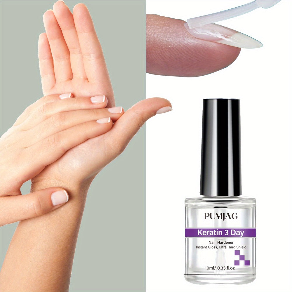 Nail Strengthening Oil Serum – 3-Day Manicure Treatment with Biotin, Vitamin A E C & Calcium for Brittle Nails | Formaldehyde-Free Nail Repair & Growth Serum 0.34oz