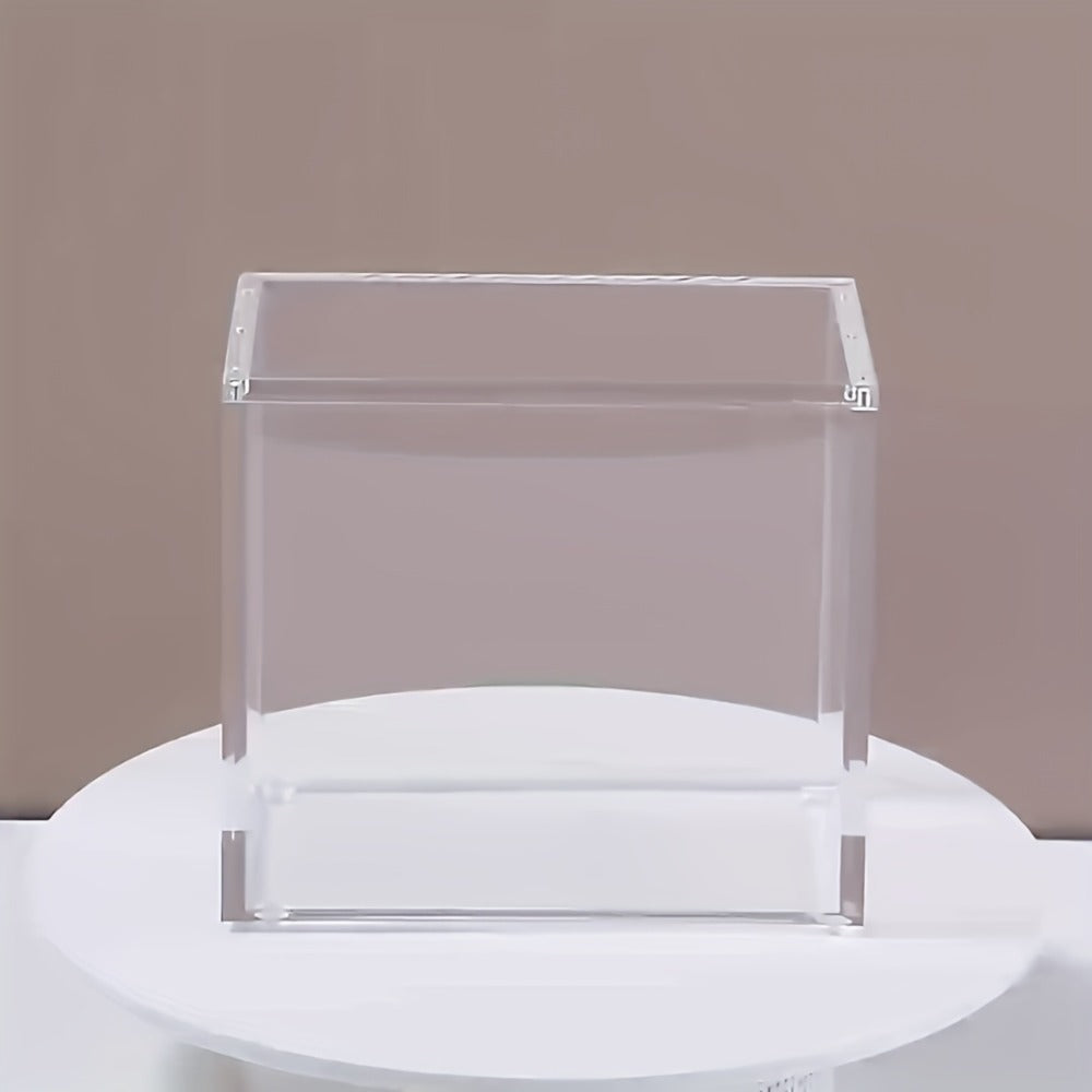 Acrylic Display Box for Pokemon ETB & Trading Cards – 6mm Stackable Magnetic Dustproof Case for Elite Trainer Box, Sports Memorabilia & Collectibles Showcase