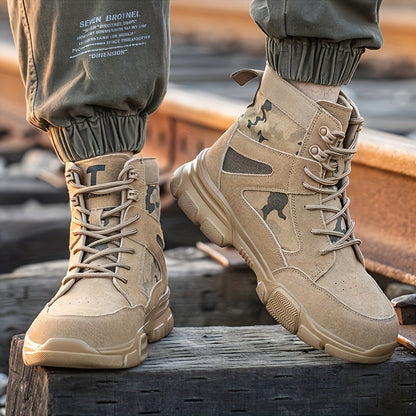 Men's Work & Safety Boots - Steel Toe Protection & Puncture Resistant 666853