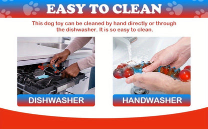 Dog Chew Toys for Aggressive Chewers - Indestructible Tough Dog Toys for Large Breed Dogs, Durable Heavy Duty Chew Toy Bundle 1/2/4/5 Pack, Long-Lasting Rubber Dog Toy for Power Chewers