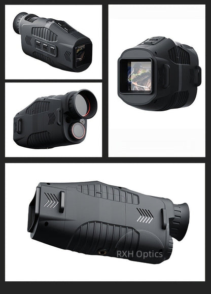 Night Vision Monocular with 850nm IR Illuminator, 5X Digital Zoom 2.5K FHD Camera 1.54" Display, Infrared Night Vision Scope for Hunting Camping Wildlife Surveillance, 2000mAh Battery 6Hr Runtime