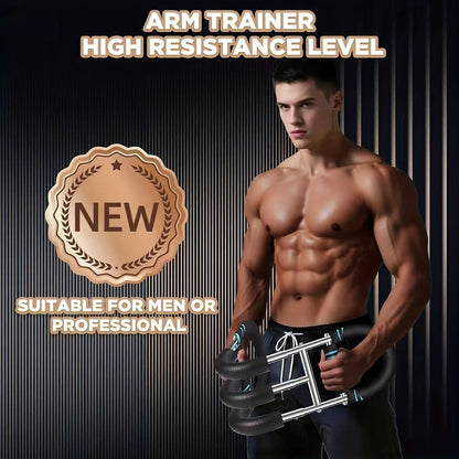 Spring Chest Expander Bar – Adjustable Arm & Tricep Trainer