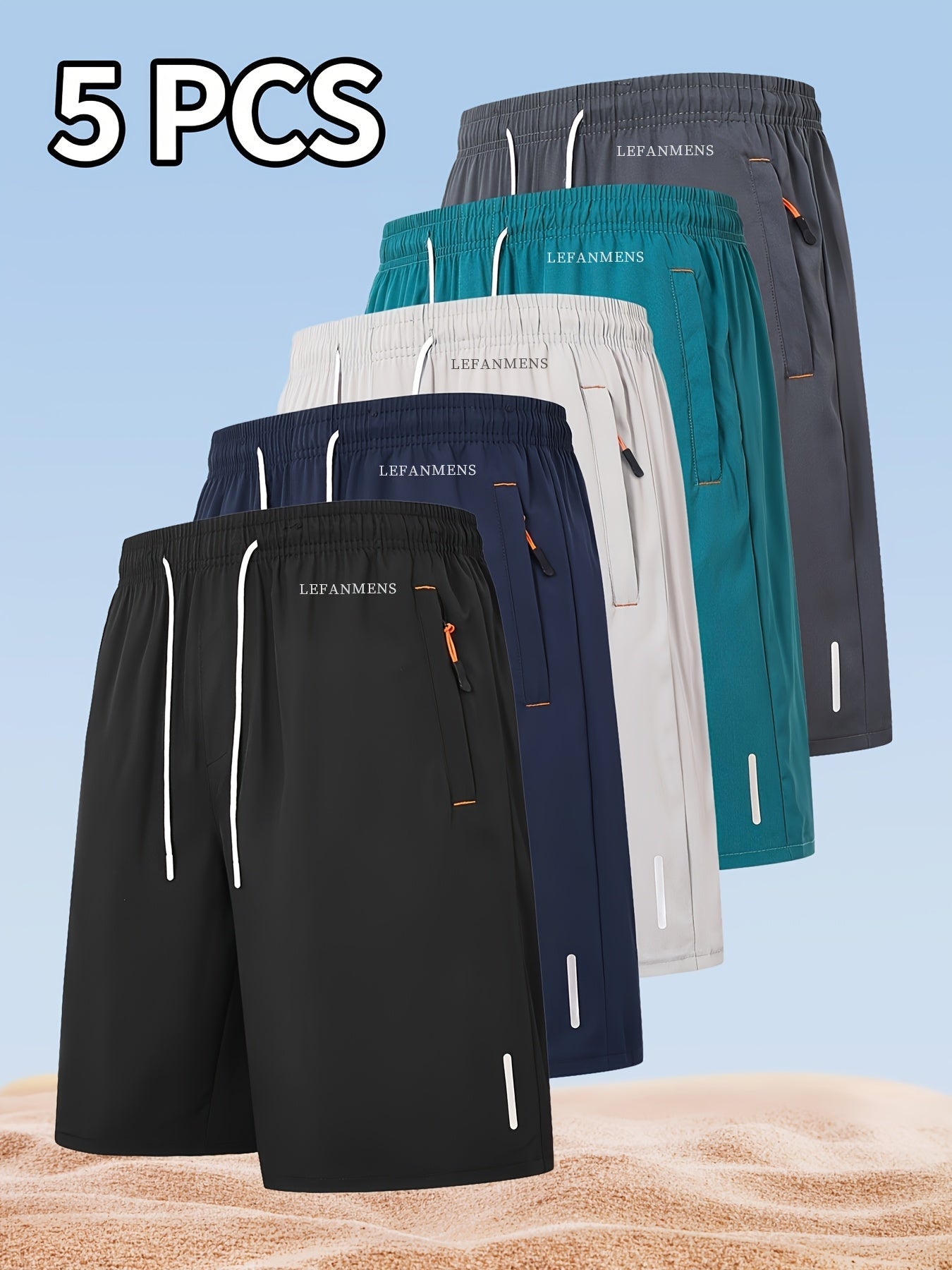 Men's Swim Shorts - Quick-Dry 5