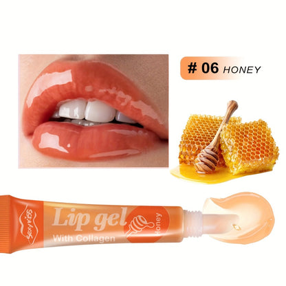 Lip Balm Set 24 PCS Luxury Gift Box Moisturizing Glossy Lip Gel Collection Hydrating Healing Chapped Lips Long Lasting Nourishing Lip Care Kit for Women Girls Birthday Christmas Valentine Gift