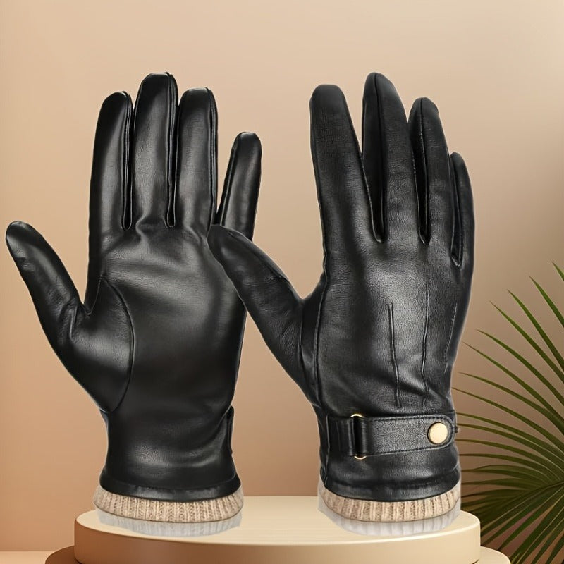 Waterproof Winter Gloves for Men – Thermal Ski Riding Cycling Driving Cold-Proof Touchscreen Warm Gloves for Outdoor Sports