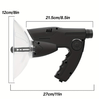 Bionic Ear Sound Amplifier with 8x Monocular Telescope, Long-Range Digital Audio Listening Device with Headphones for Bird Watching Nature Observation Outdoor Surveillance, Compact Lightweight Spy Ear