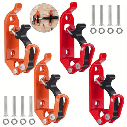 Roof Rack Shovel Mount 2-Pack – Metal Clamp Bracket Kit with Rubber Clamps, Quick Release Axe Holder for Roof Rack, Truck Bed, Boat, RV & Trailer, Fits Shovels, Axes & Long Handle Tools