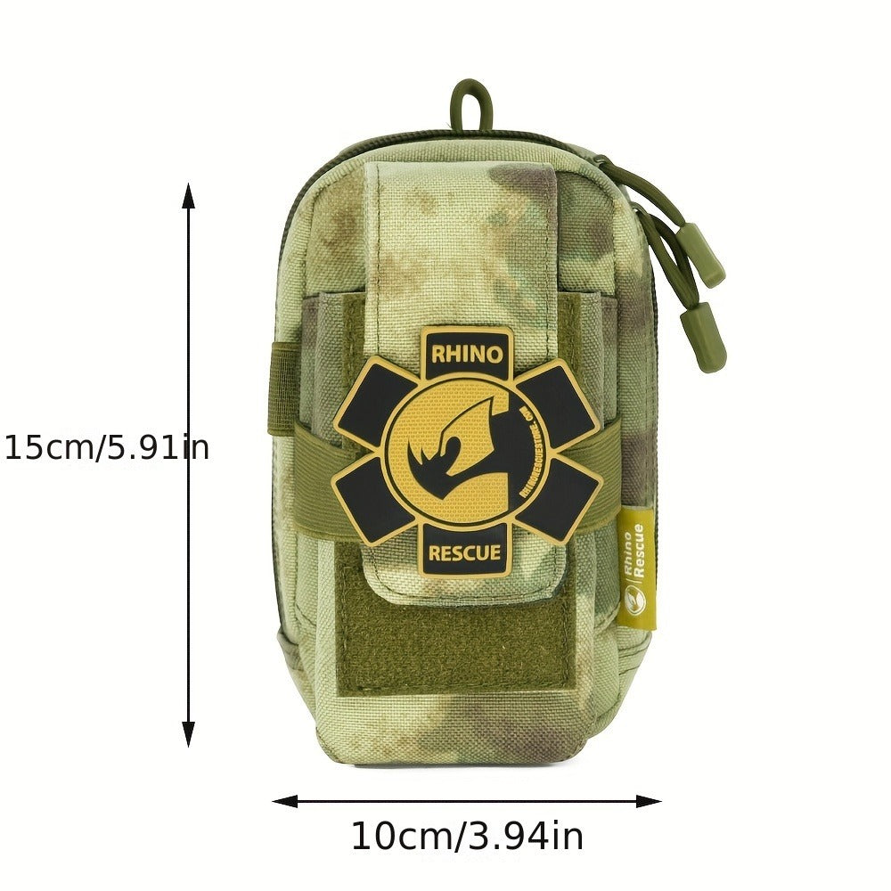 Tactical IFAK Waist Bag EDC First Aid Kit Pouch – 8-Piece Emergency Trauma Kit with Bandage, Gauze & Tourniquet for Outdoor, Camping & Everyday Carry