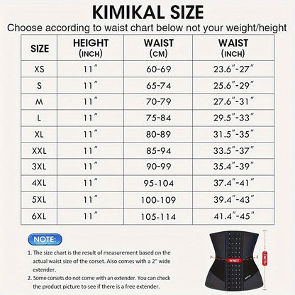 Women's Waist Trainer Latex Corset – Sports Girdle Shapewear for Tummy Control & Body Shaping, Workout Waist Cincher for Women, XS to 6XL Plus Size Available, Firm Compression Slimming Belt