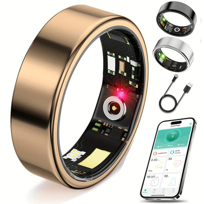 Smart Health Ring IP68 Fitness Tracker for Women Men