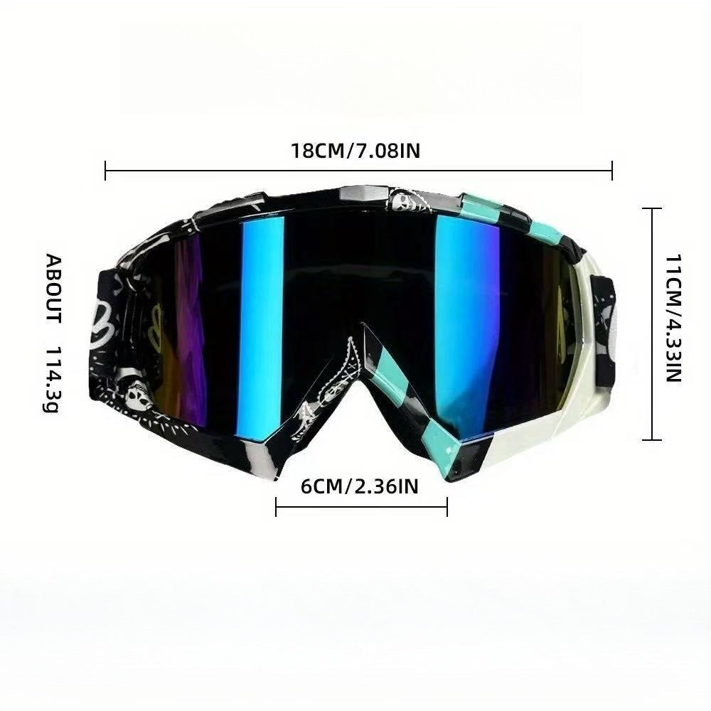 Snow Goggles 2-Pack – Anti-Fog Mirror Coating with Clear & Colored Lenses, Adjustable Strap & Thick Foam Padding, Professional Alpine Ski Goggles for Winter Sports, Great Gift Set