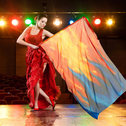 Praise Dance Flags with Scalable Rods – Rectangle Worship Set