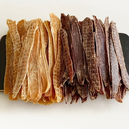 Duck Jerky Dog Chews Real Meat High Protein Low Fat Long-Lasting Dental Treats for Small Medium Large Dogs Training Reward Easily Digestible 150g