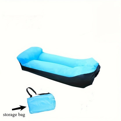 Portable Inflatable Sofa & Air Lounger Chair – Heavy Duty Single Outdoor Recliner, Quick Inflation & Deflation, Lightweight & Compact for Camping, Beach & Backyard – 3 Color Options