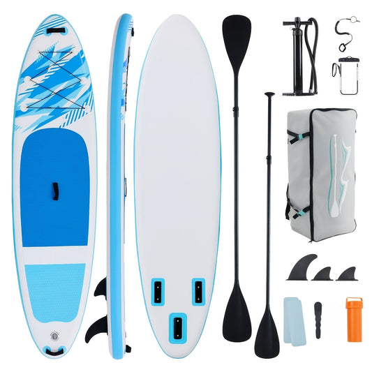 Inflatable Paddle Board SUP – Non-Slip EVA Deck, Complete Accessories Kit, Stable & Lightweight for Adults All Skill Levels