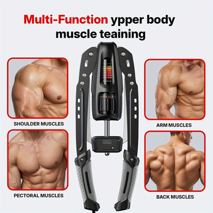 Chest Expander Twister Arm Exerciser 22-440LB Hydraulic Adjustable Resistance Shoulder Muscle Training Fitness Equipment for Home Gym