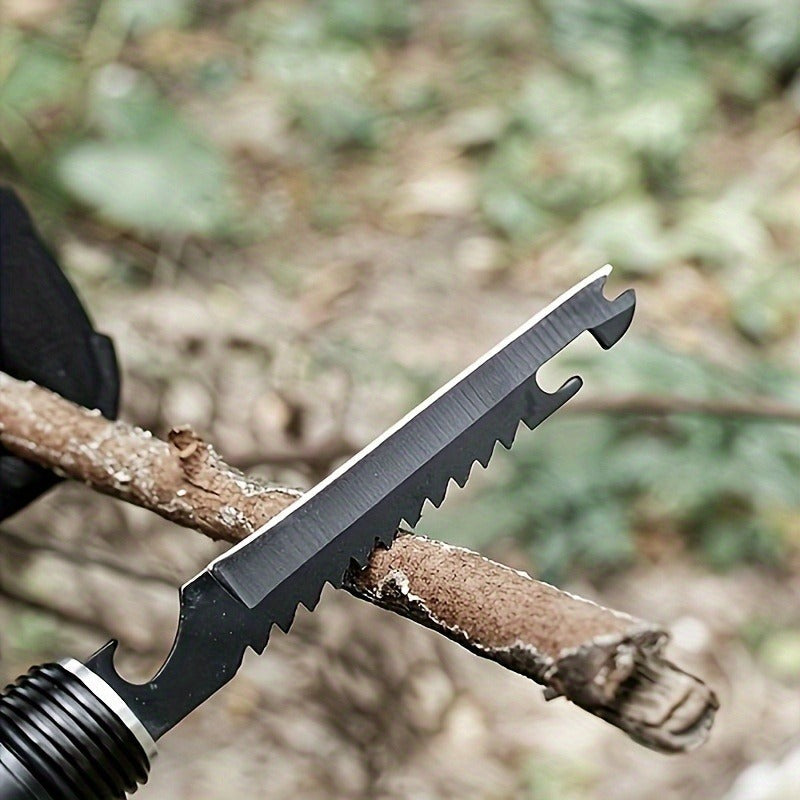 Adjustable Trekking Pole Titanium Alloy Hiking Stick with Built-in Compass Combination Lock Canvas Storage Bag Lightweight Telescopic Walking Pole for Outdoor Hiking Camping Backpacking Trail