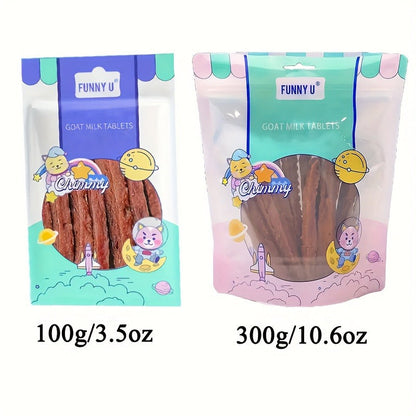 Milk Stick Dog Treats Soft Chew – Dried Milk Chicken & Duck Sticks, High Protein Easily Digestible Training Rewards for Small Medium Large Dogs, Healthy Dog Snacks 100g & 300g