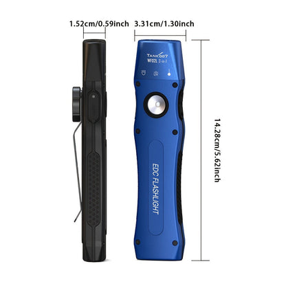 3-in-1 UV Flashlight 1000 Lumen White Light UV365 Green Light Rechargeable Magnetic Torch for Inspection Outdoor Camping Home