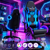 Blue (7 lights + LED strip + speakers)